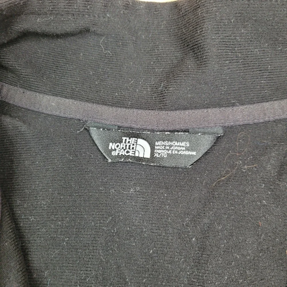 The North Face 1/4 Zip Mens XL Black Pullover Mock Neck Outdoor Performance Logo